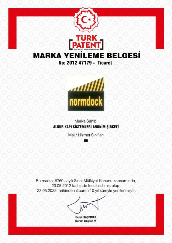 NORMDOCK Marka Yenileme Belgesi belge önizlemesi