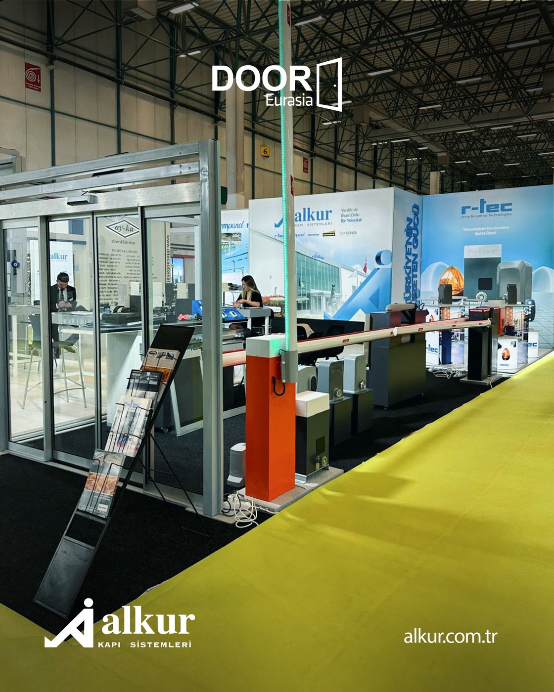 Eurasia Door Fair 2025 — r-tec otomatik kapı ve bariyer sistemi.