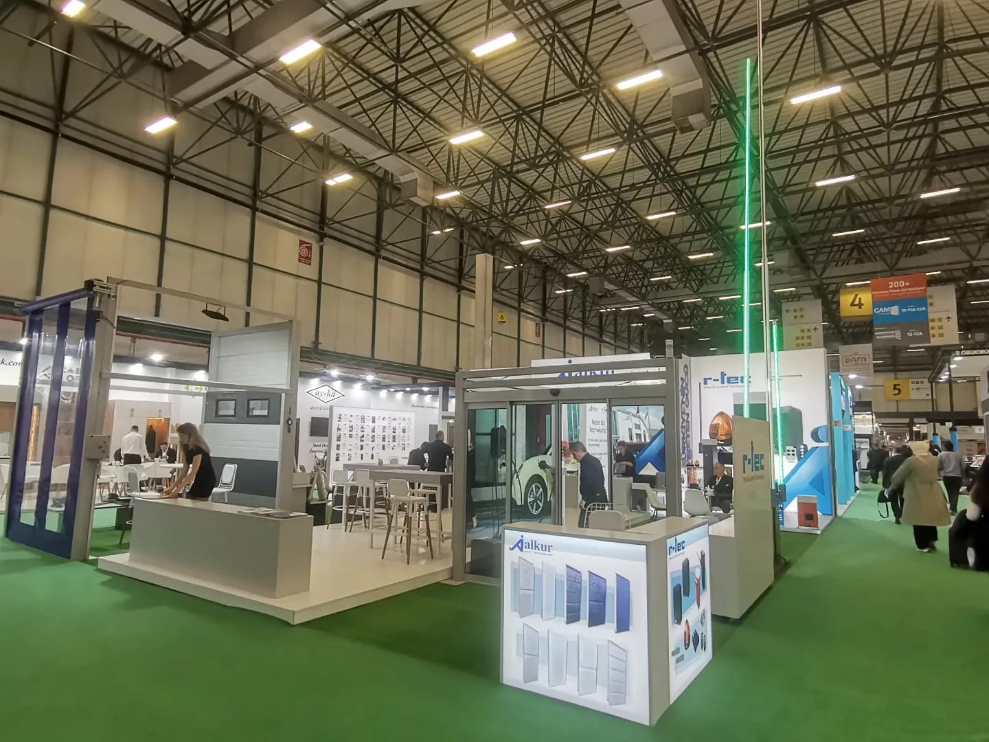 Uluslararası Kapı Fuarı 2024 İstanbul — stand, ikinci açı.