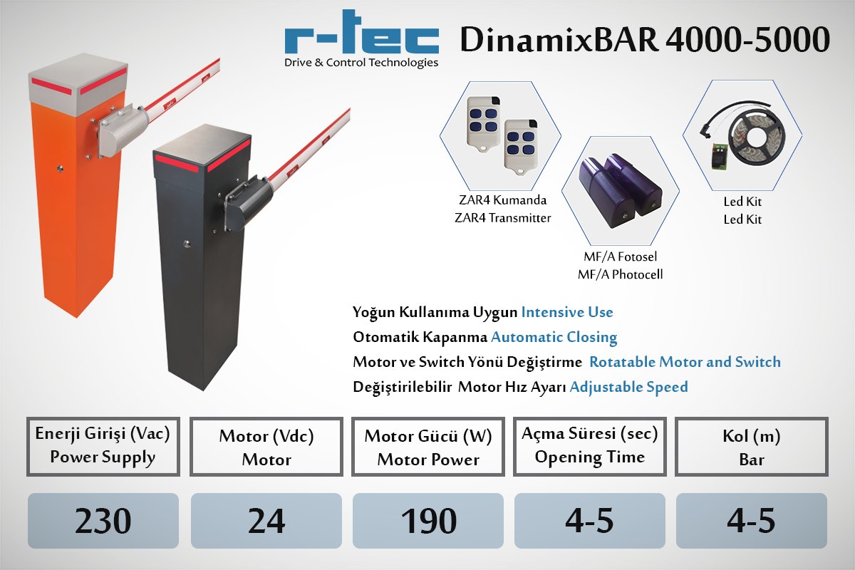 r-tec DinamixBar 4000 – 5000