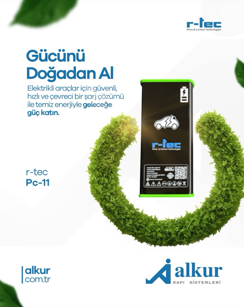 r-tec WCU-11 Portable — çevreci, temiz enerjiyle çalışan taşınabilir elektrikli araç şarj çözümü